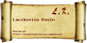 Laczkovics Kevin névjegykártya